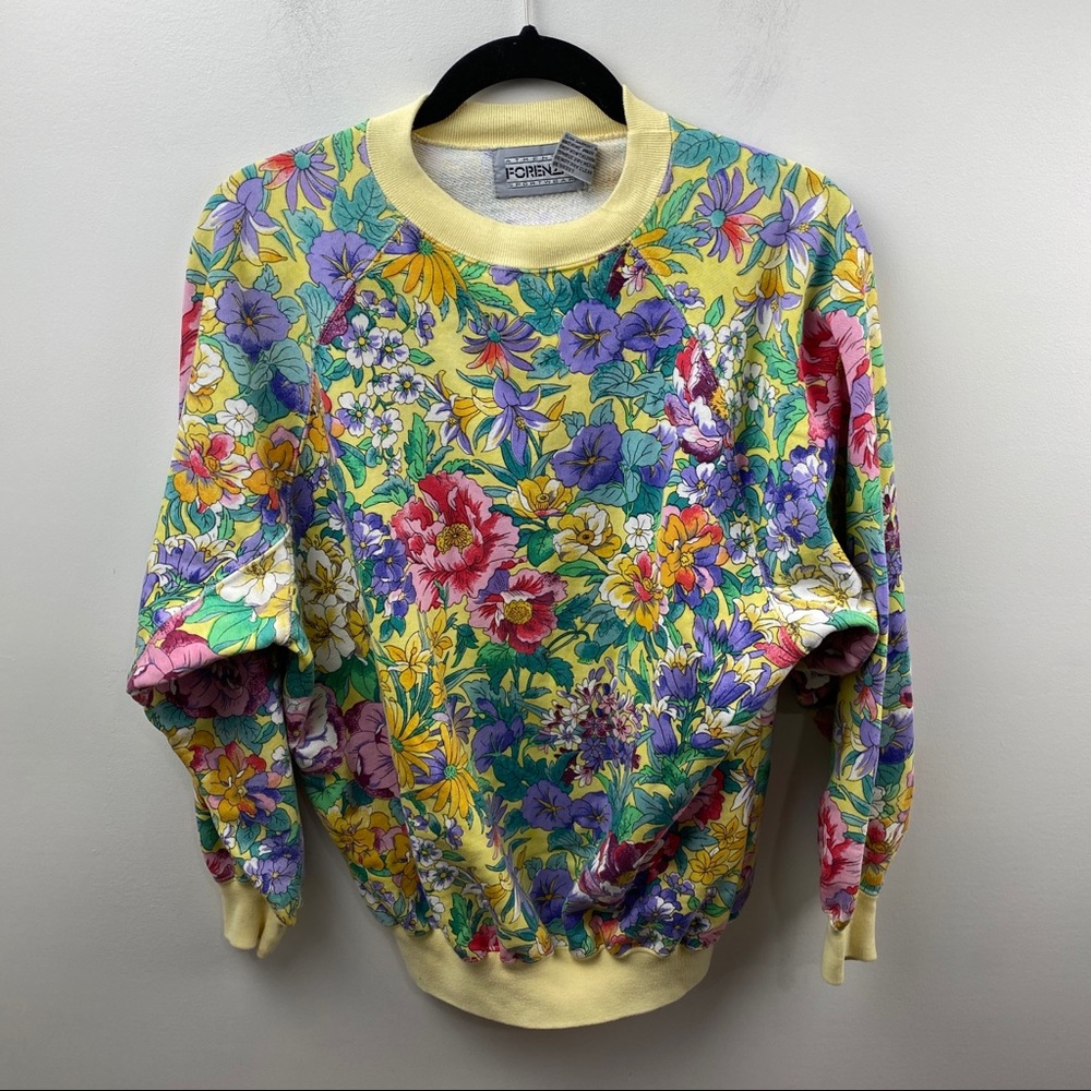 Forenza VTG Floral Sweatshirt Colorful